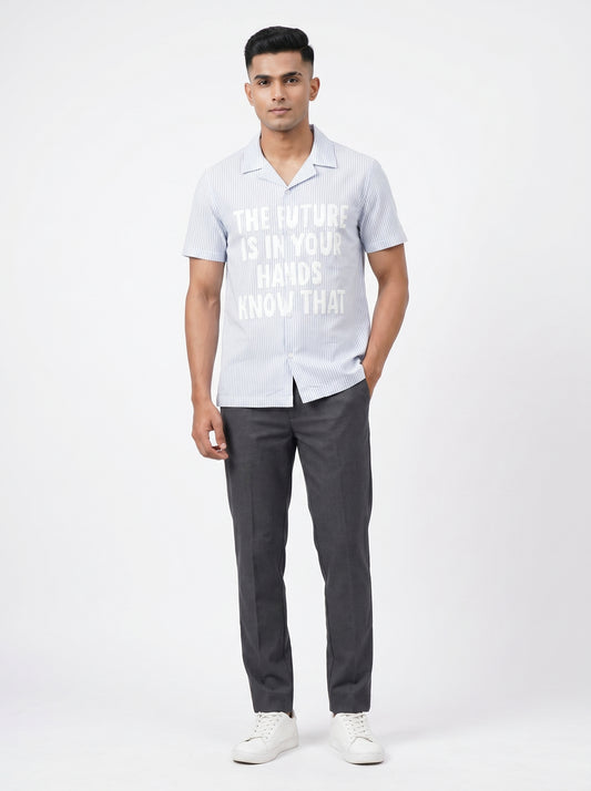 Unisex Know Your Future Shirt Blue