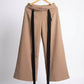 Contrast Tie Trousers