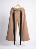 Contrast Tie Trousers