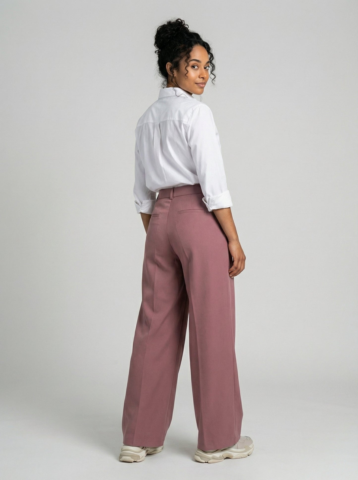 Soft Power Trousers Dusty Pink