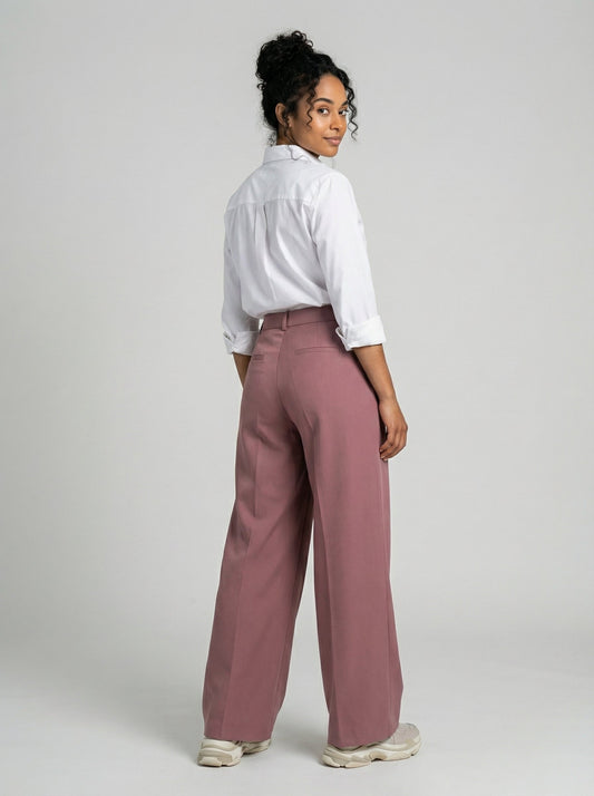 Soft Power Trousers Dusty Pink