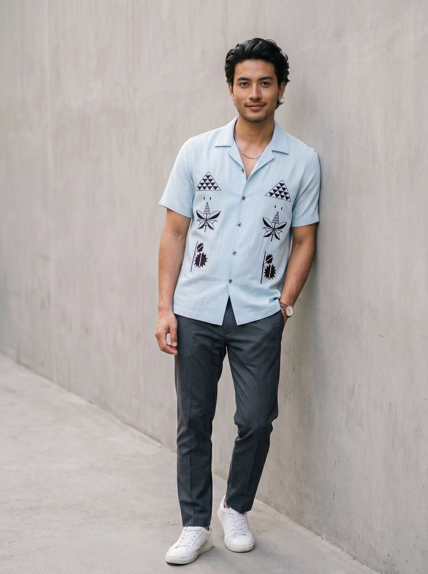 Cuban Shirt blue