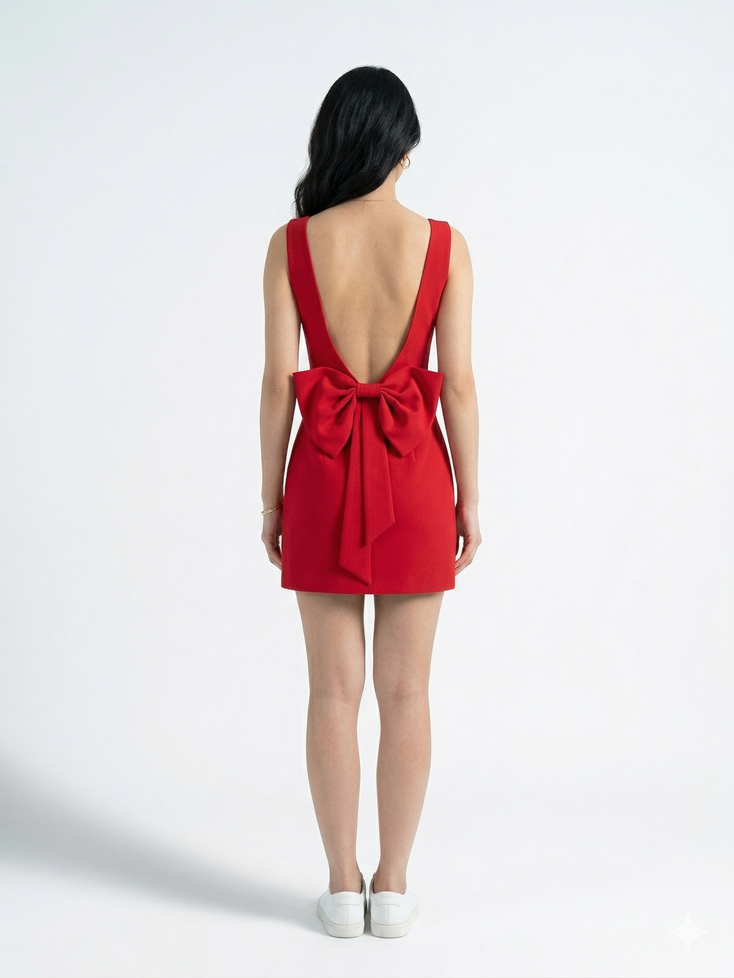 Red Alert Bow Dress